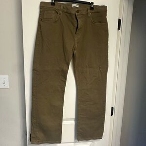 Tecovas Men's Everyday Standard Jeans 38 x 30 olive green